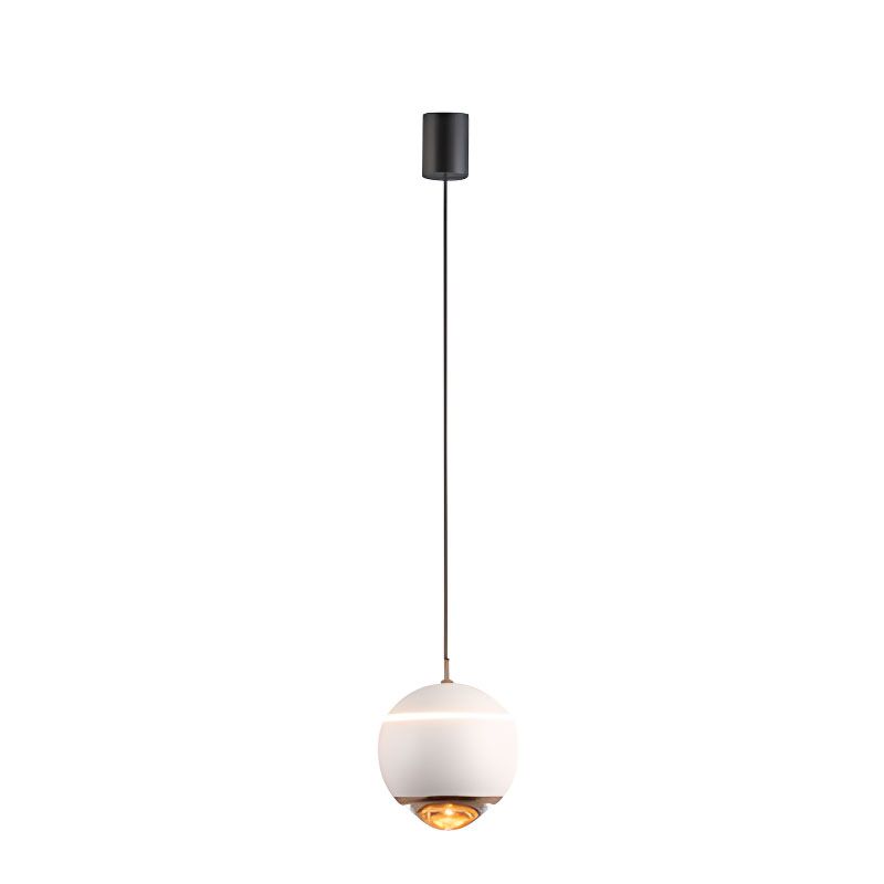 LAMPARA ESFERA BORDE LUZ BLANCO