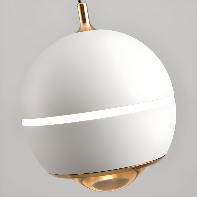 LAMPARA ESFERA BORDE LUZ BLANCO