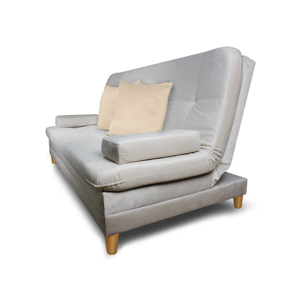 SofáCama Tous 3 Posiciones Tercio pelo Beige + Cojines