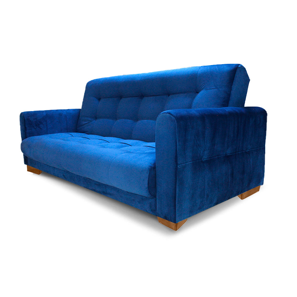 SofáCama key 3 Posiciones Tercio pelo Azul