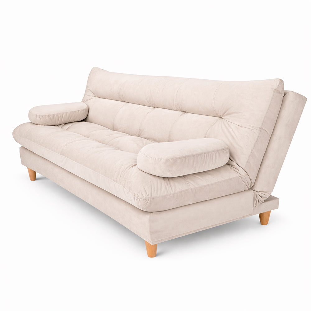SofáCama Nube 3 Posiciones Tercio pelo Beige