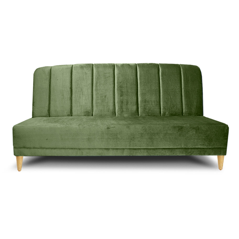 SofáCama Otto 3 Posiciones Tercio pelo Verde