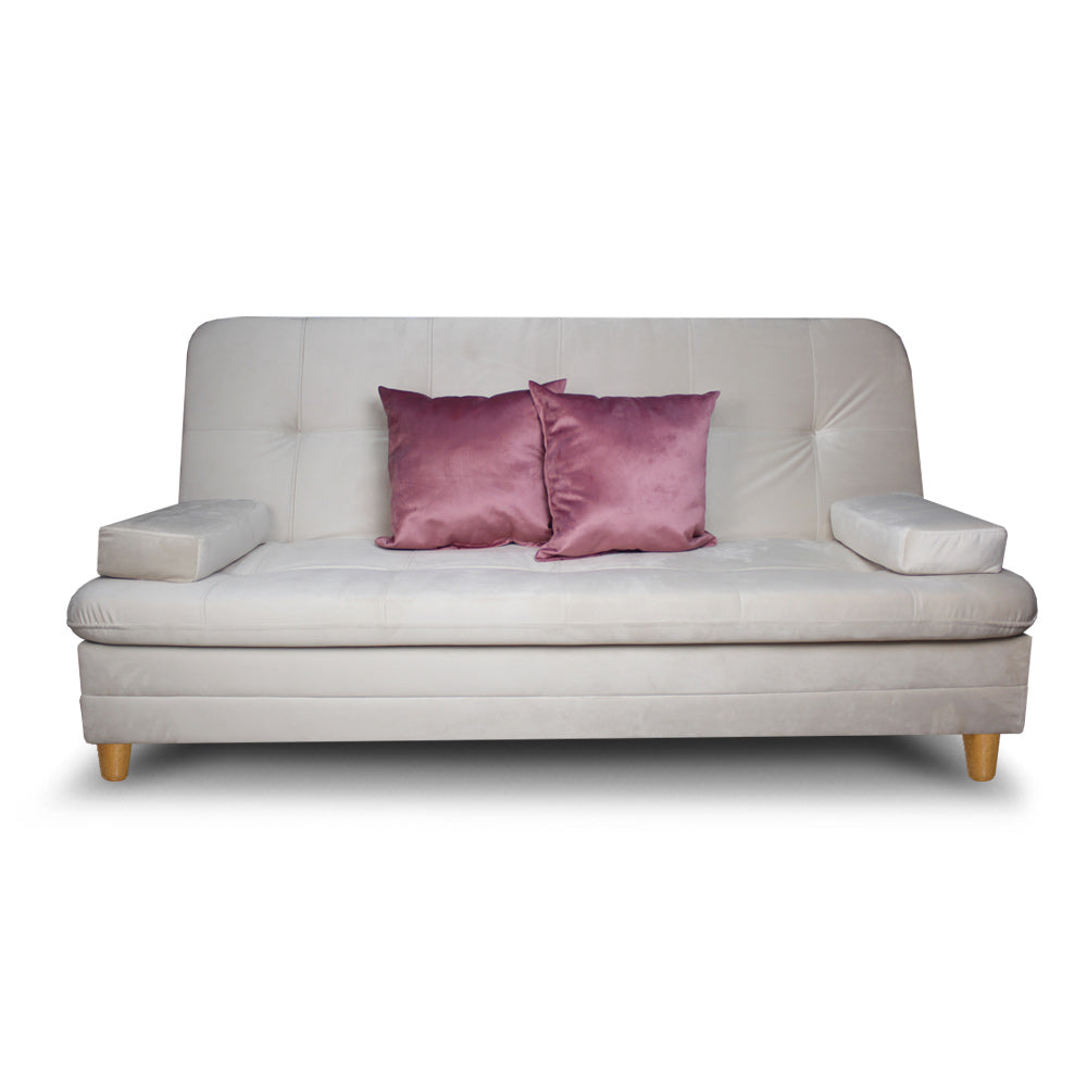 SofáCama Tous 3 Posiciones Tercio pelo Beige + Cojines