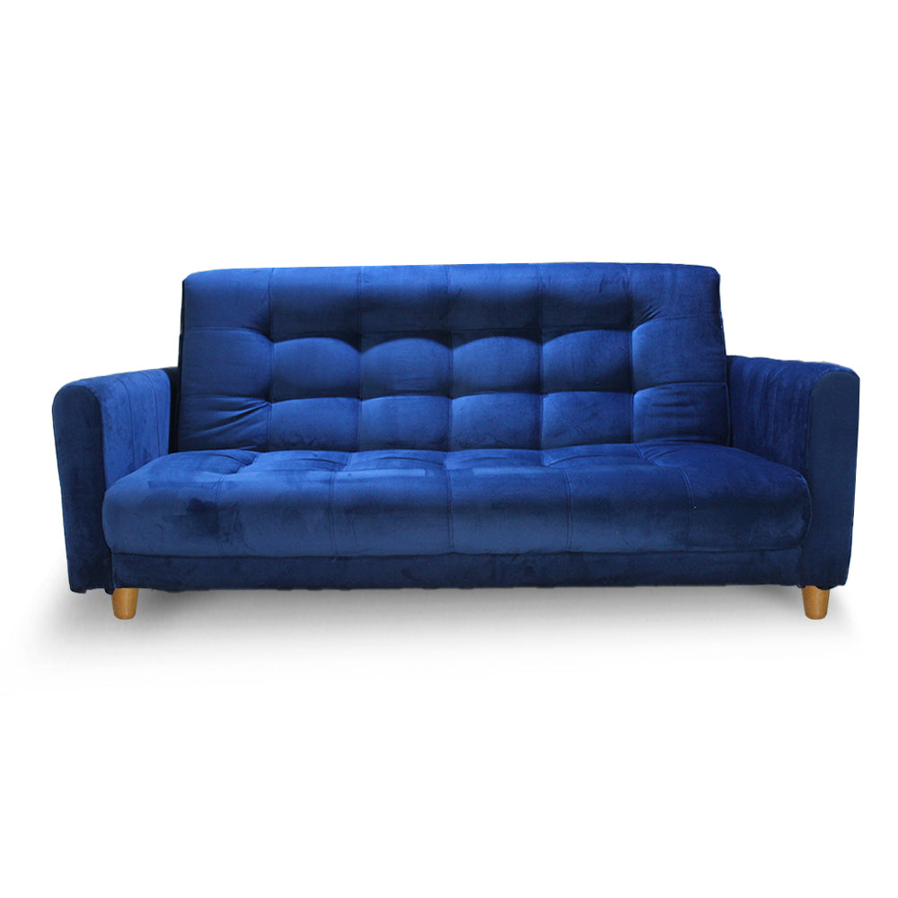 SofáCama Kei 3 Posiciones Tercio pelo Azul