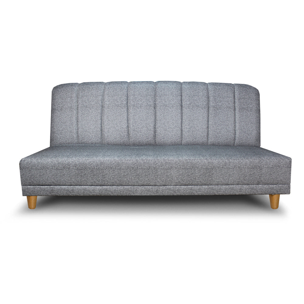 SofáCama Otto 3 Posiciones Lino Gris