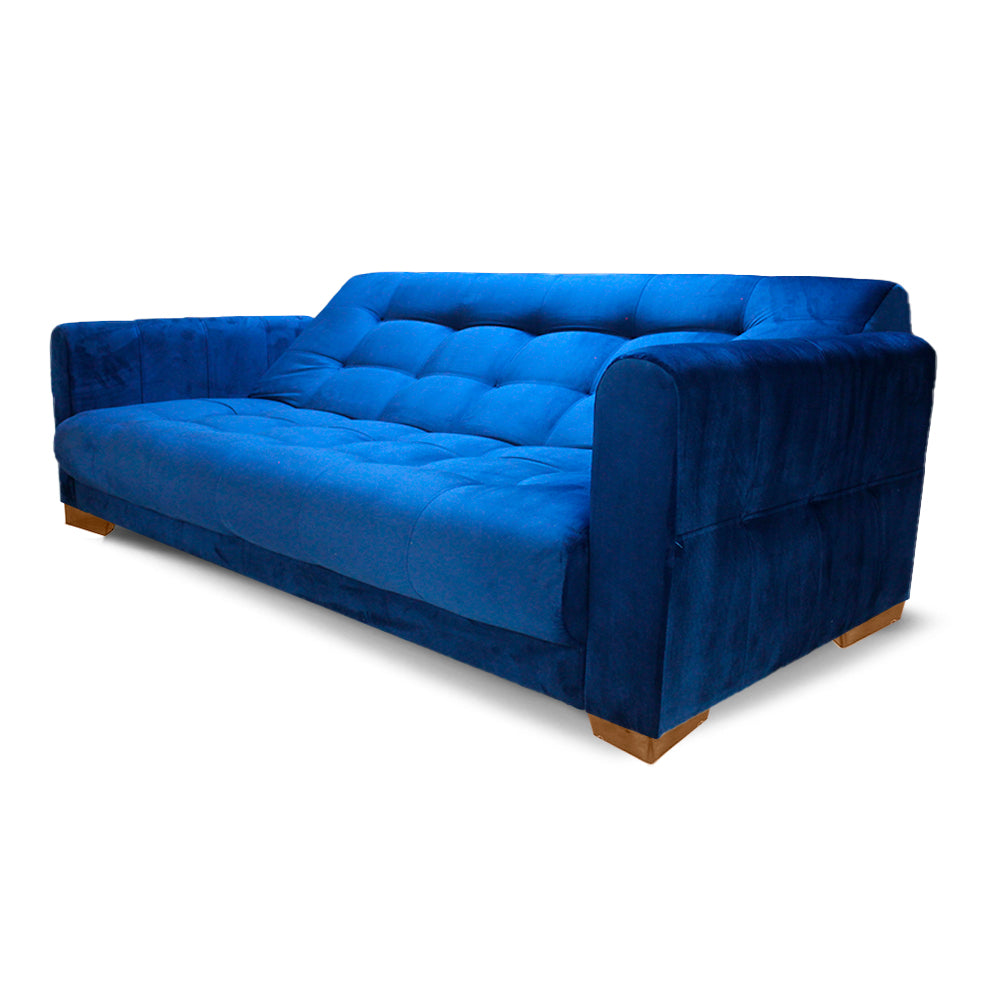 SofáCama key 3 Posiciones Tercio pelo Azul