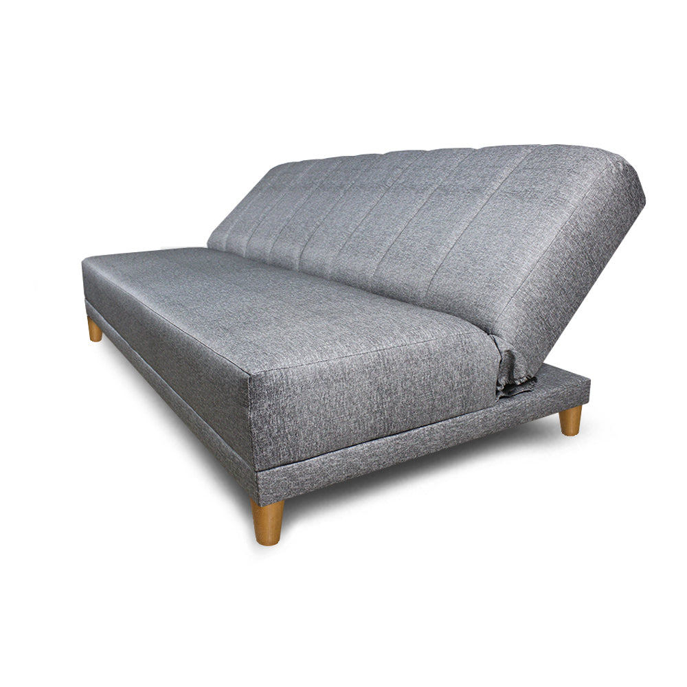 SofáCama Otto 3 Posiciones Lino Gris
