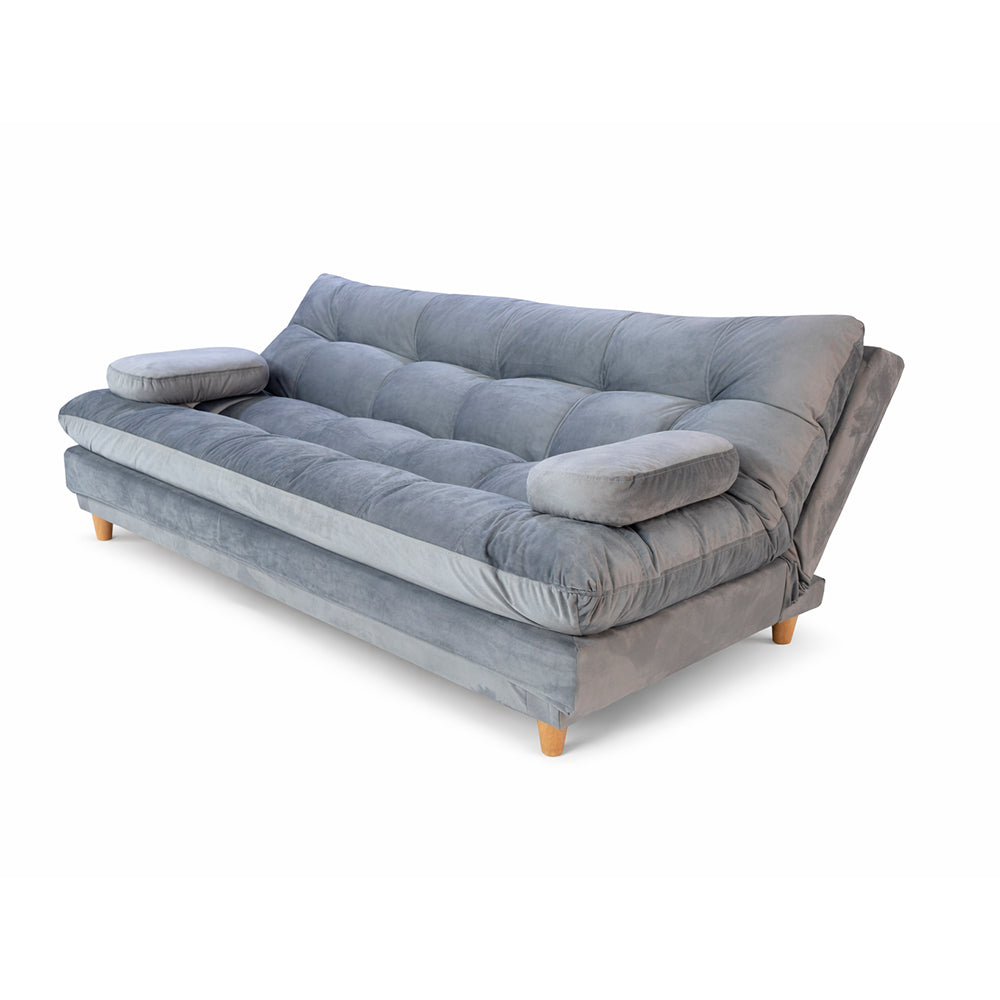 SofáCama Nube 3 Posiciones Tercio pelo Gris