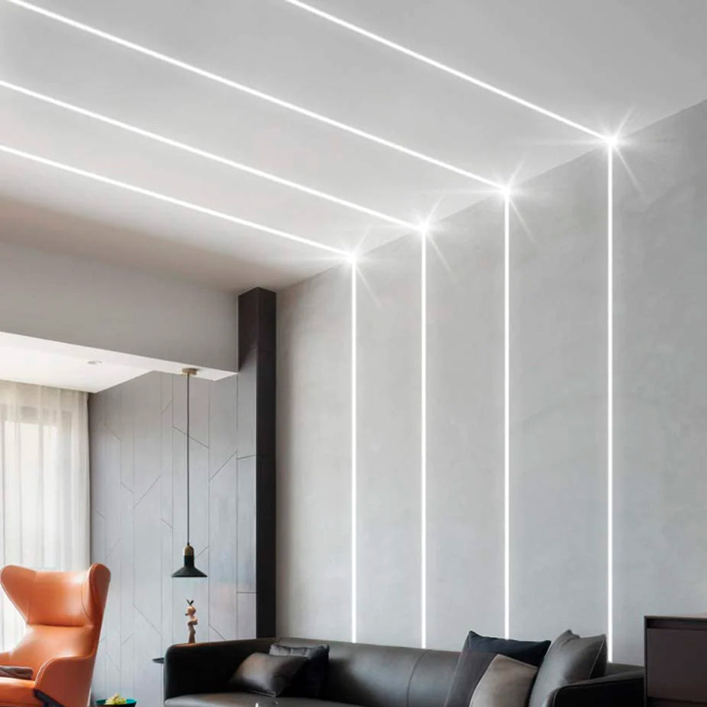 Perfil Para Incrustar de aluminio de 3 metros