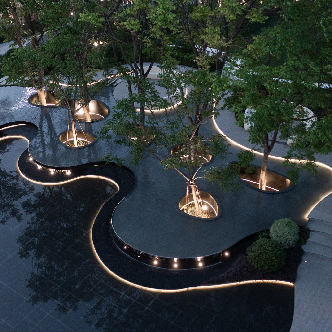 Cinta led piscina