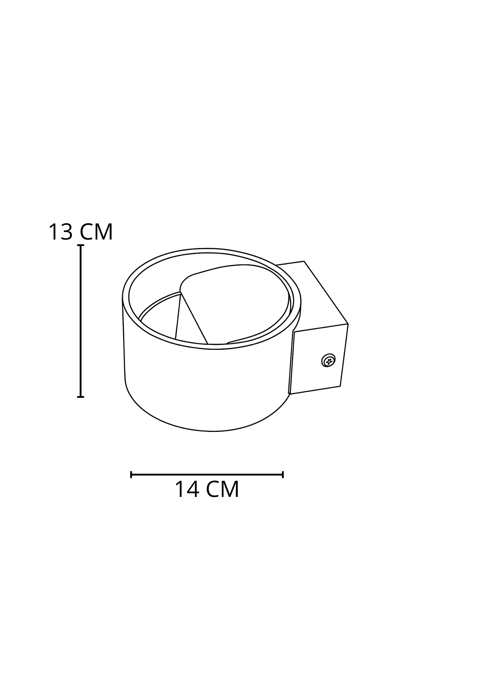 Aplique Up Down Negro