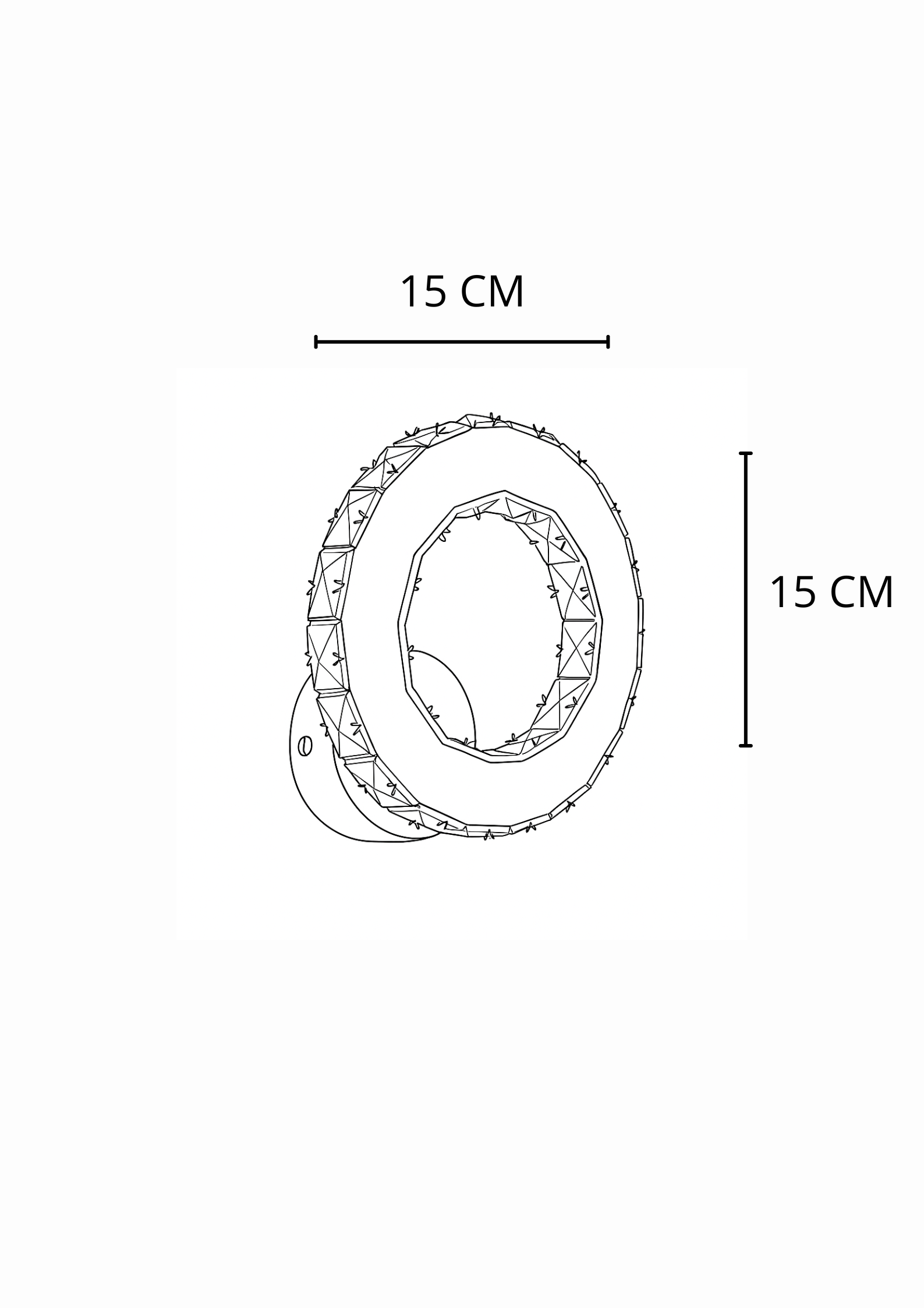 Aplique de cristal Dyamond