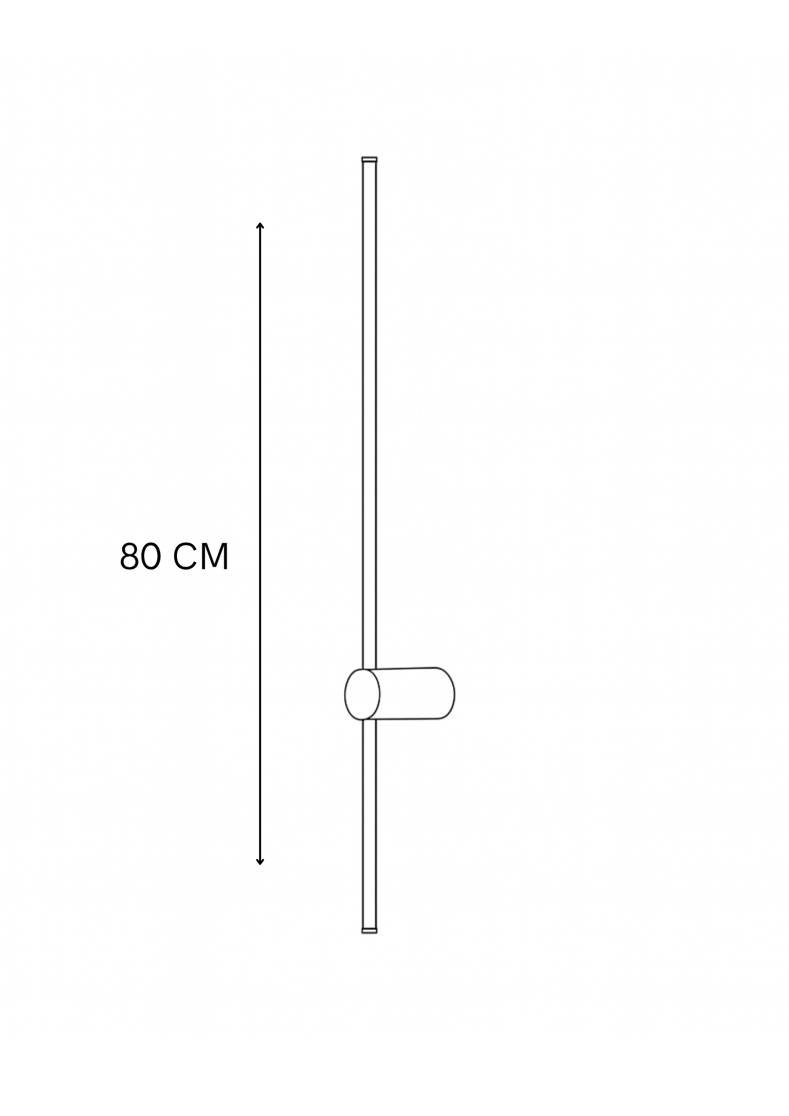 Aplique de pared Leniha Negra