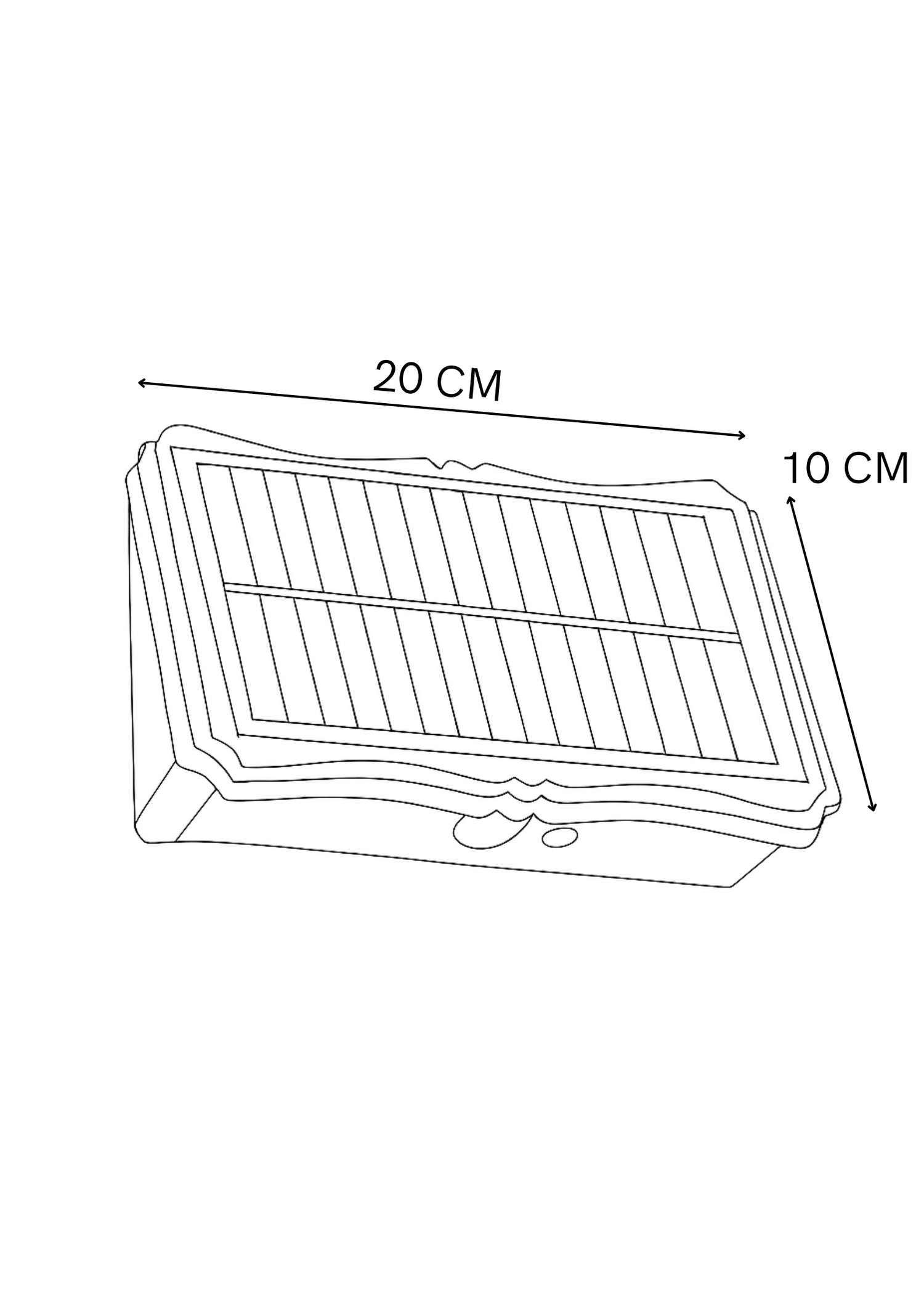 Aplique solar Tiva 3x3