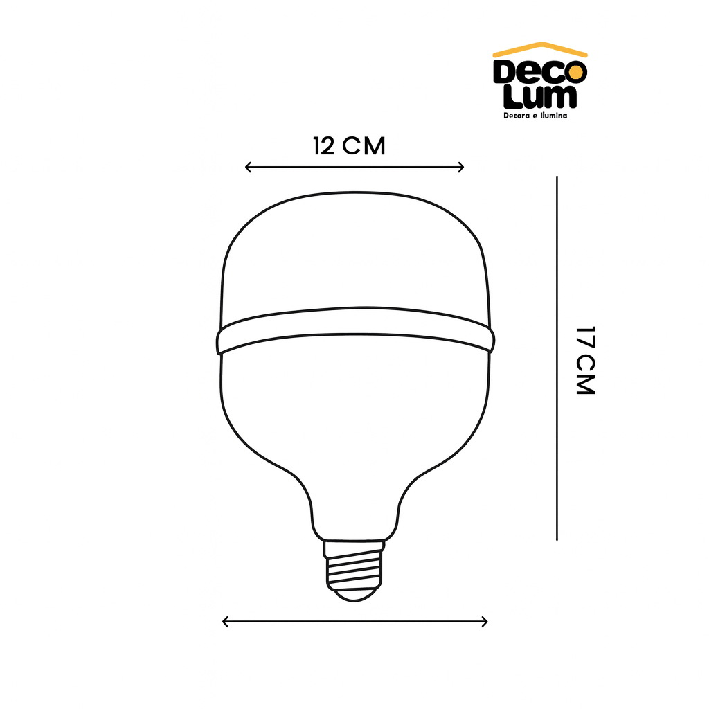 Bombillo torpedo 40w