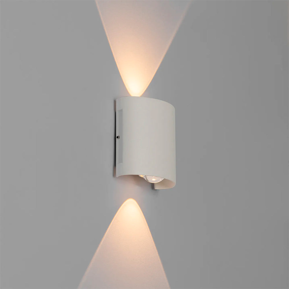 Aplique UP DOWN de Exterior 2W Blanco