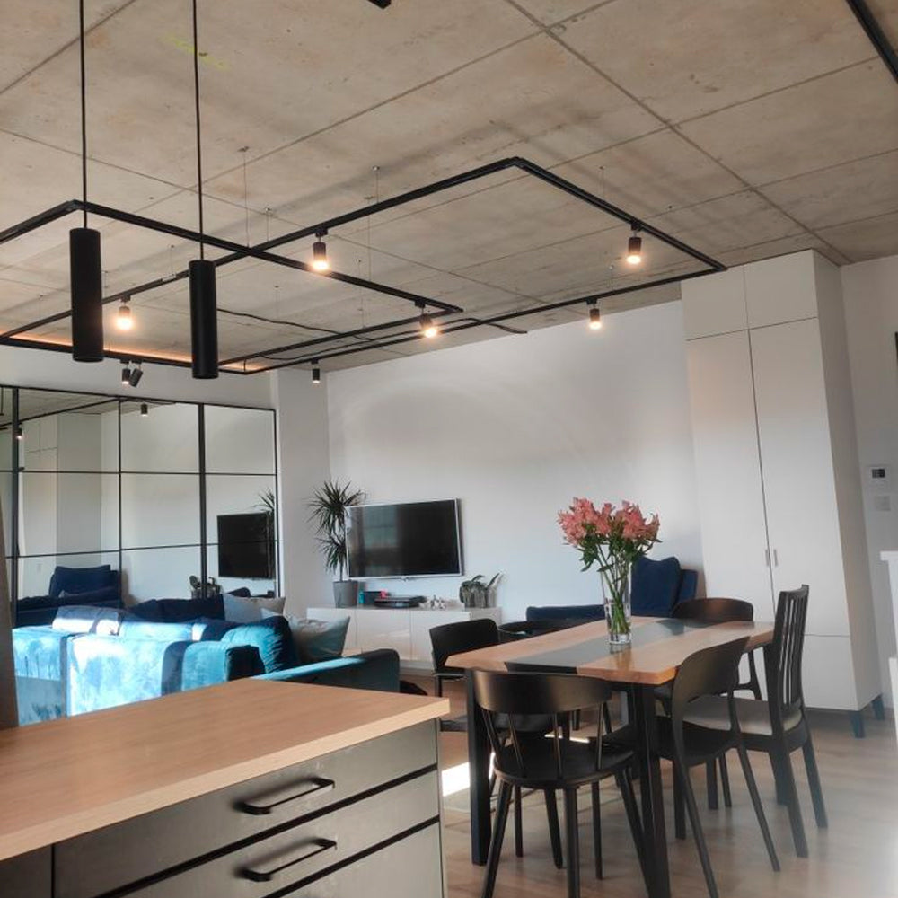 UNION PARA RIEL EN CRUZ COLOR NEGRO