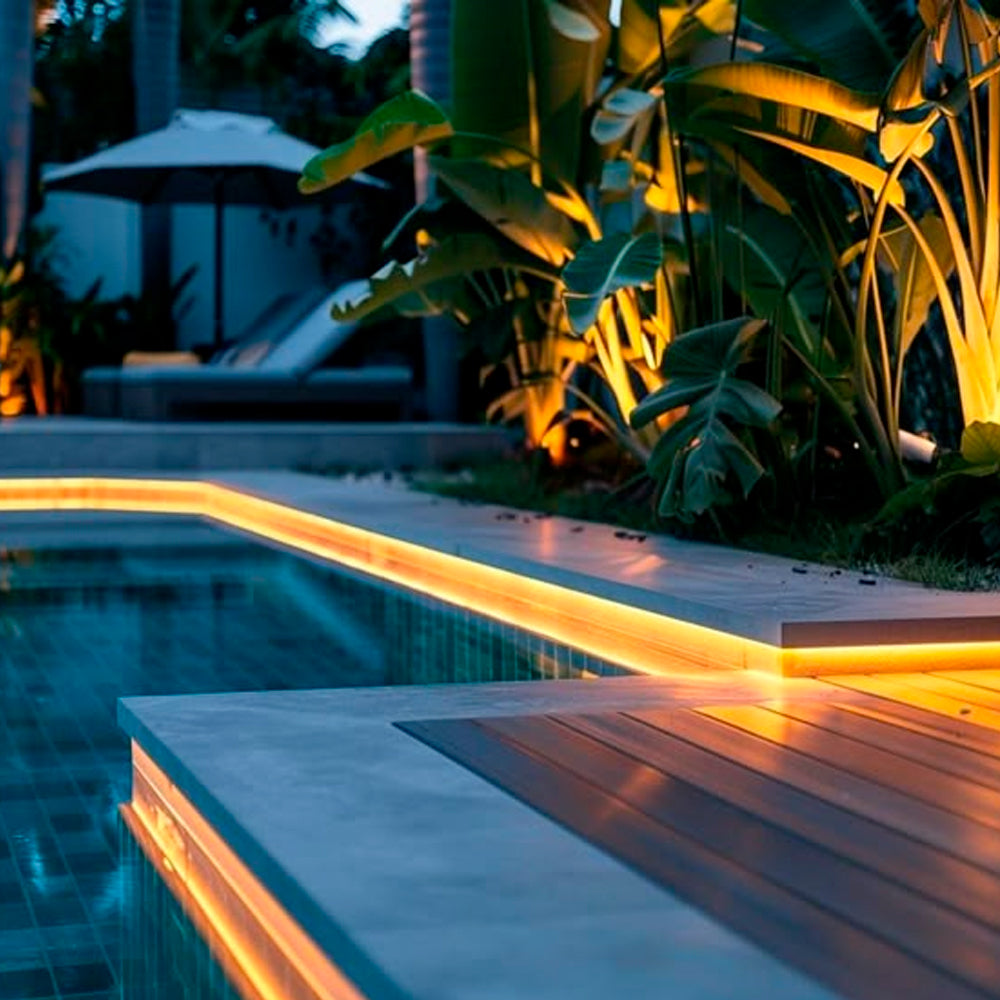 Cinta led piscina