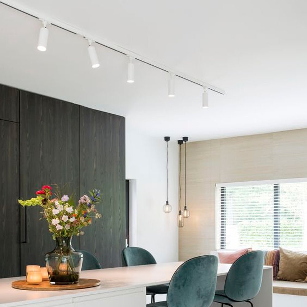 Unión para riel blanco