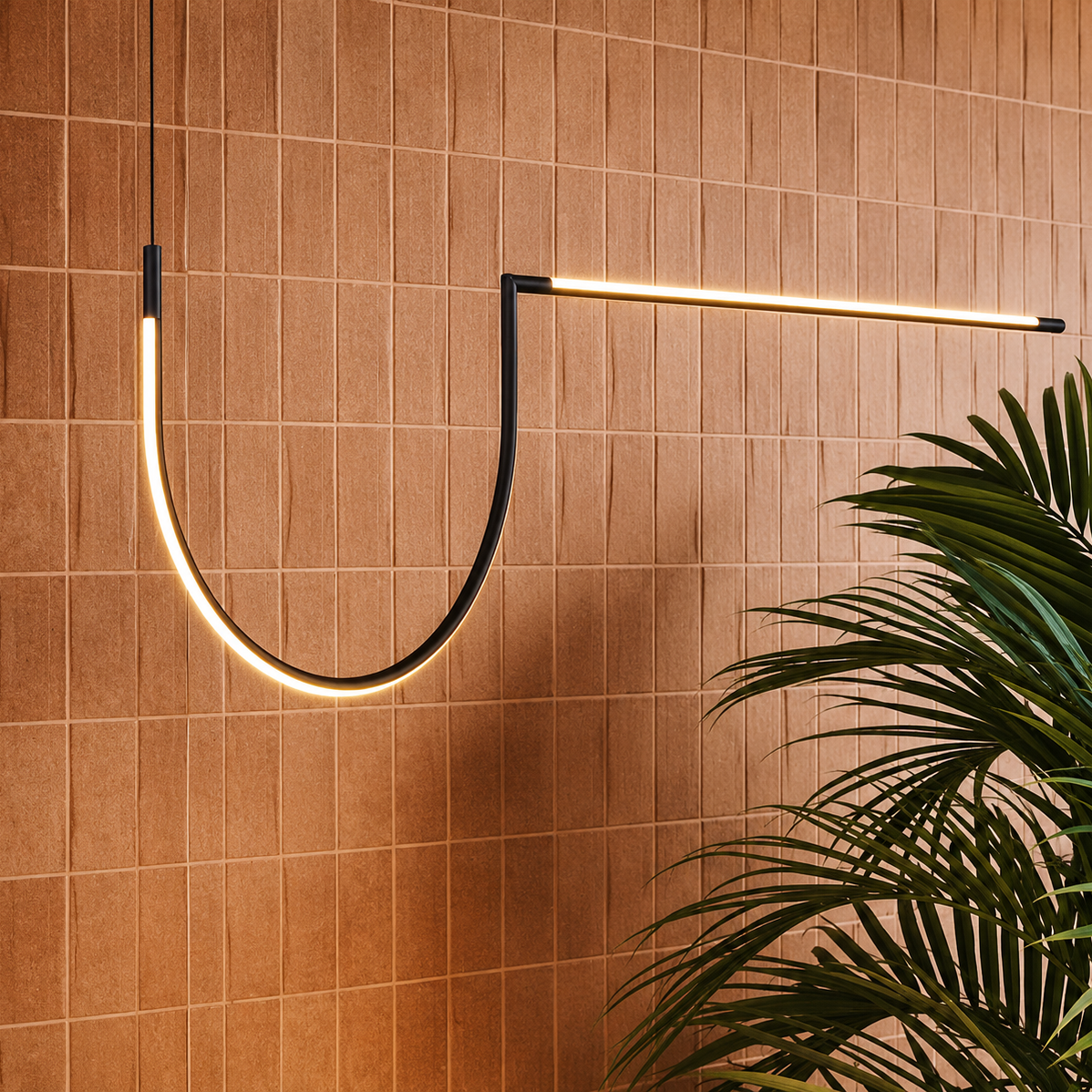 LAMPARA TUBULAR ANGULAR