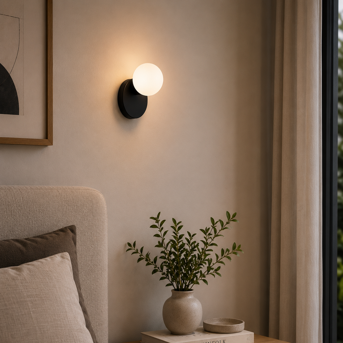 Lámpara de pared Aluna