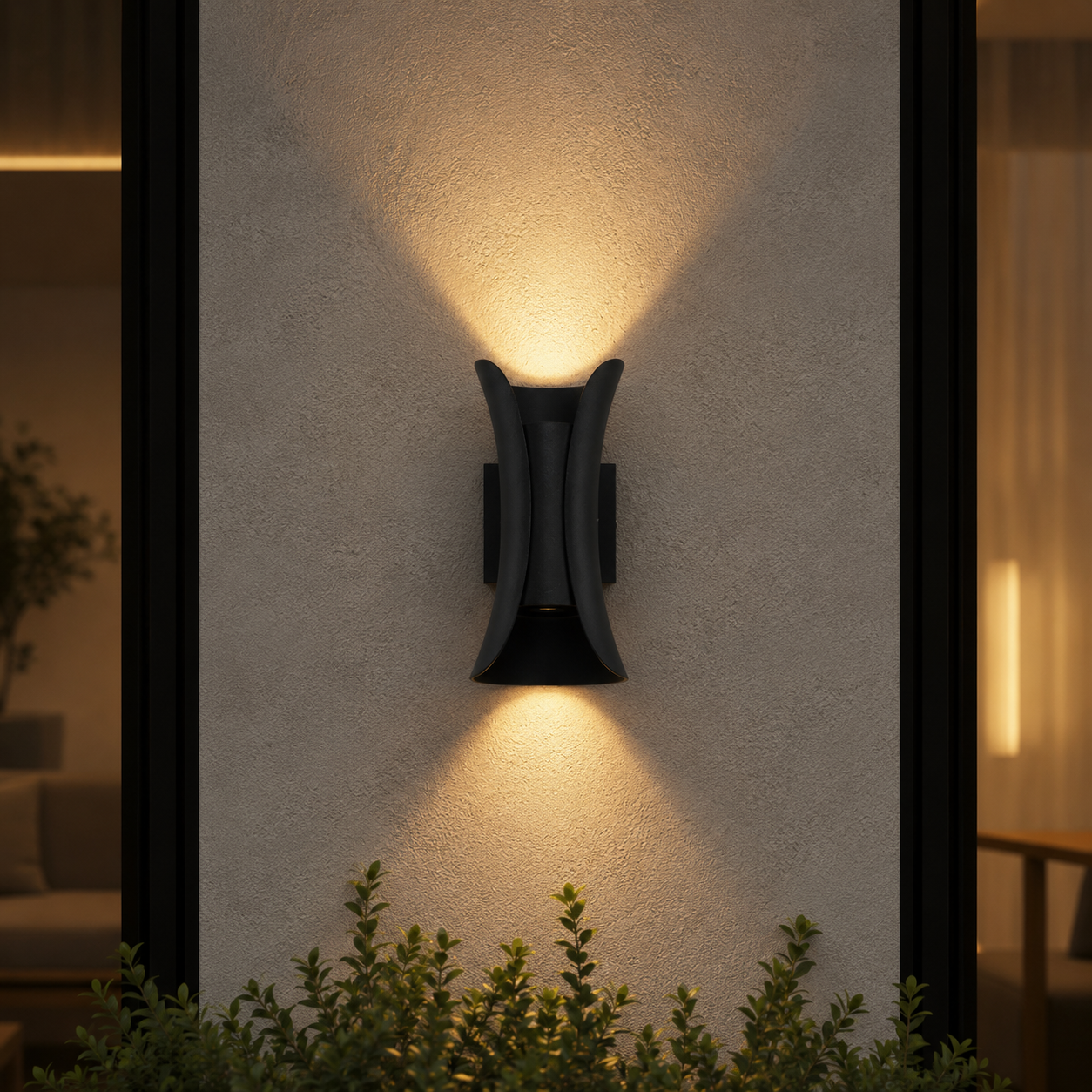 APLIQUE DE PARED SOLSTICIO NEGRO