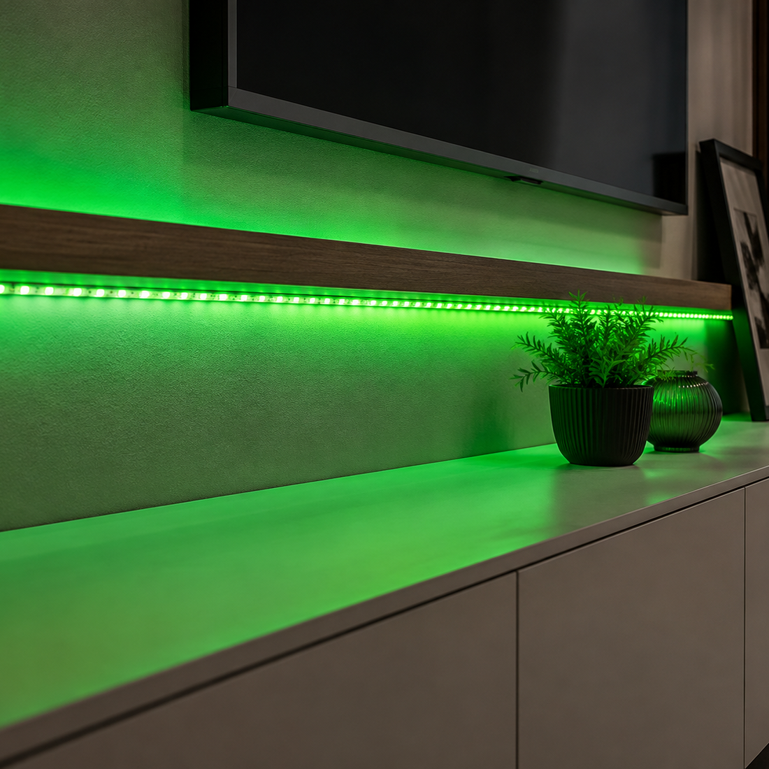 Cinta led Luz verde