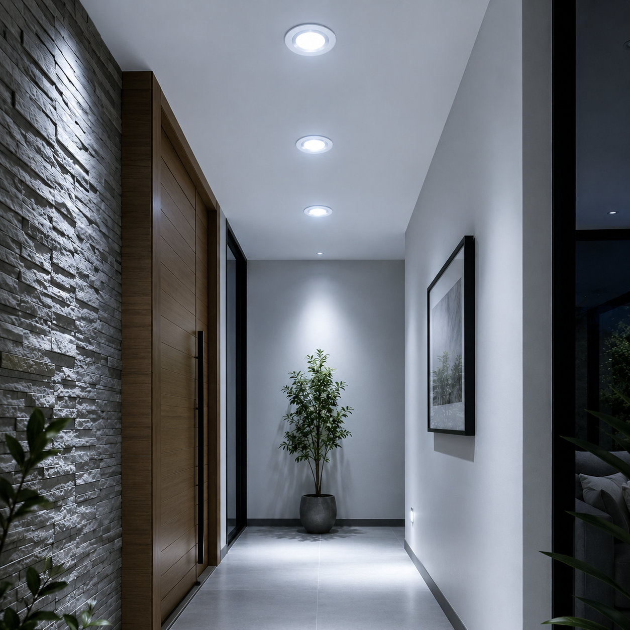 Bala led 6w 6500K PLATEADA redonda