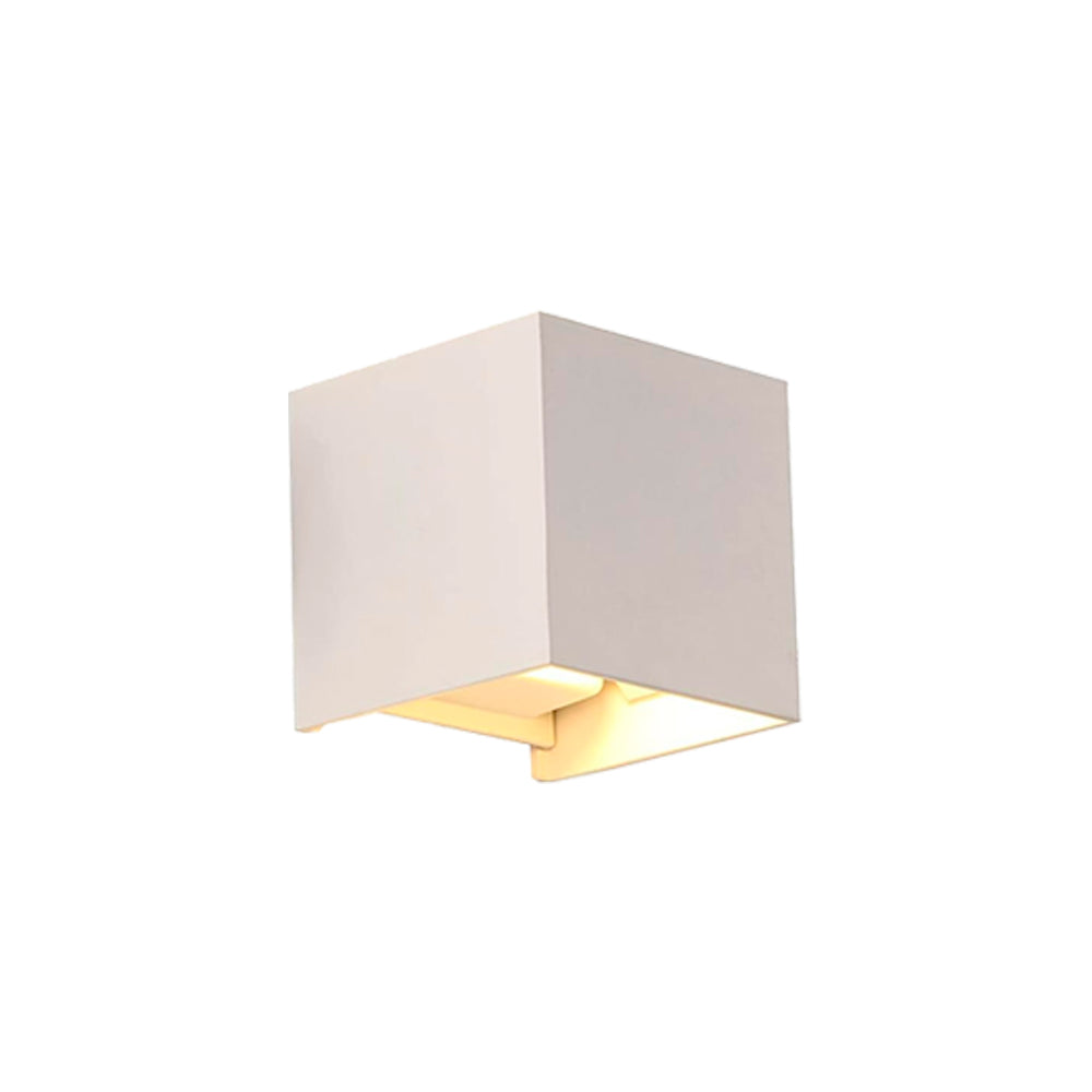 APLIQUE DE EXTERIOR CUBO obuc Blanco