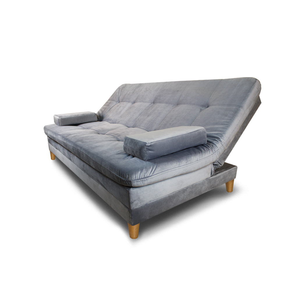 SofáCama Tous 3 Posiciones Tercio pelo Gris + Cojines