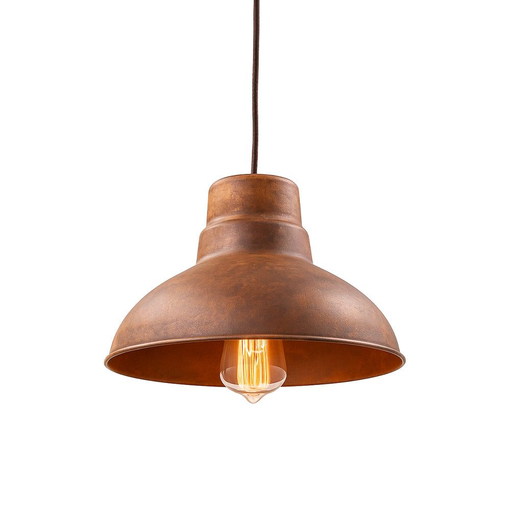 Lámpara campana P14 oxido