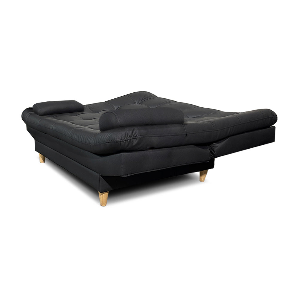 SofáCama Wook 3 Posiciones Antirasguño Negro