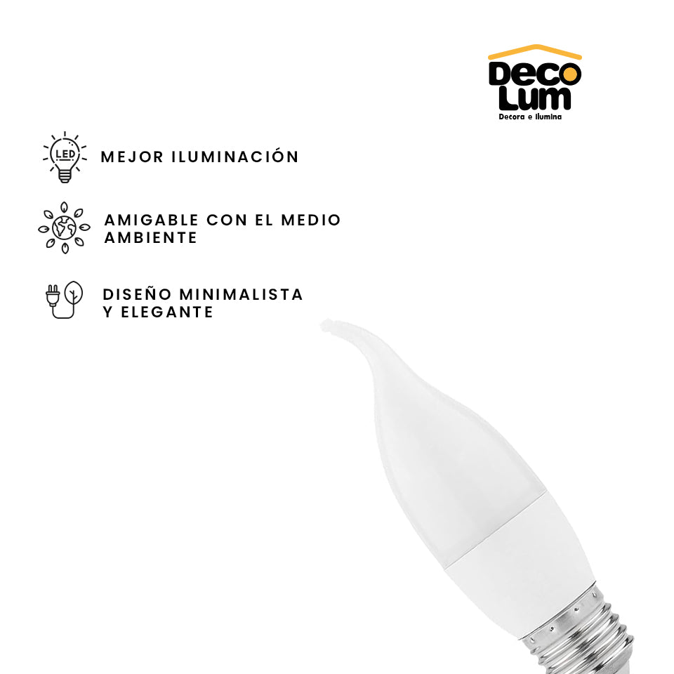 Bombillo Vela E27