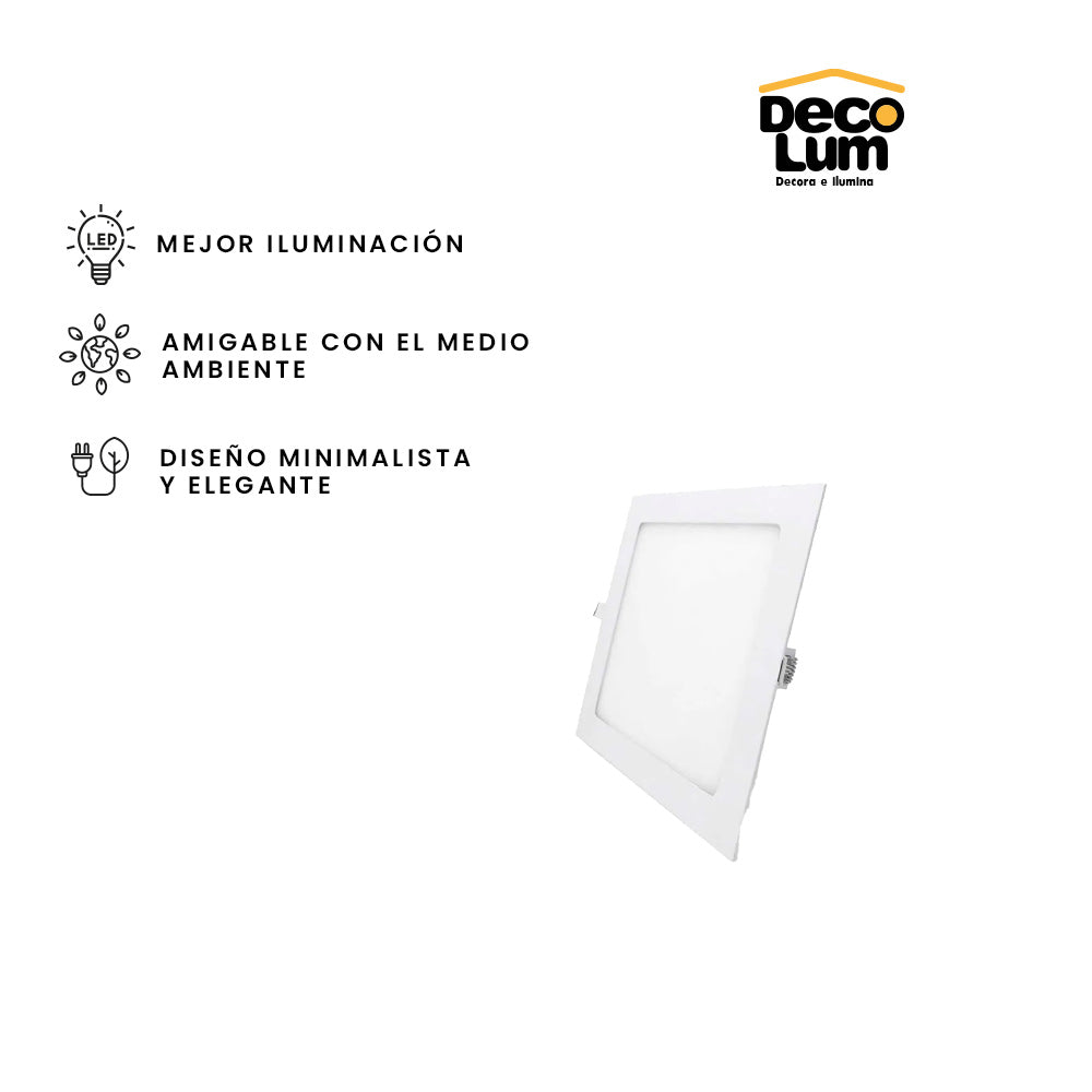 Panel Led cuadrado de 3w