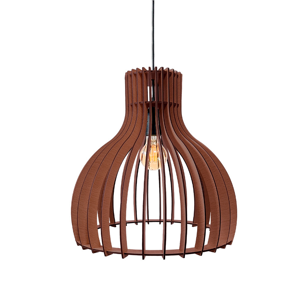 lampara de techo ElAnia Madera Oscura