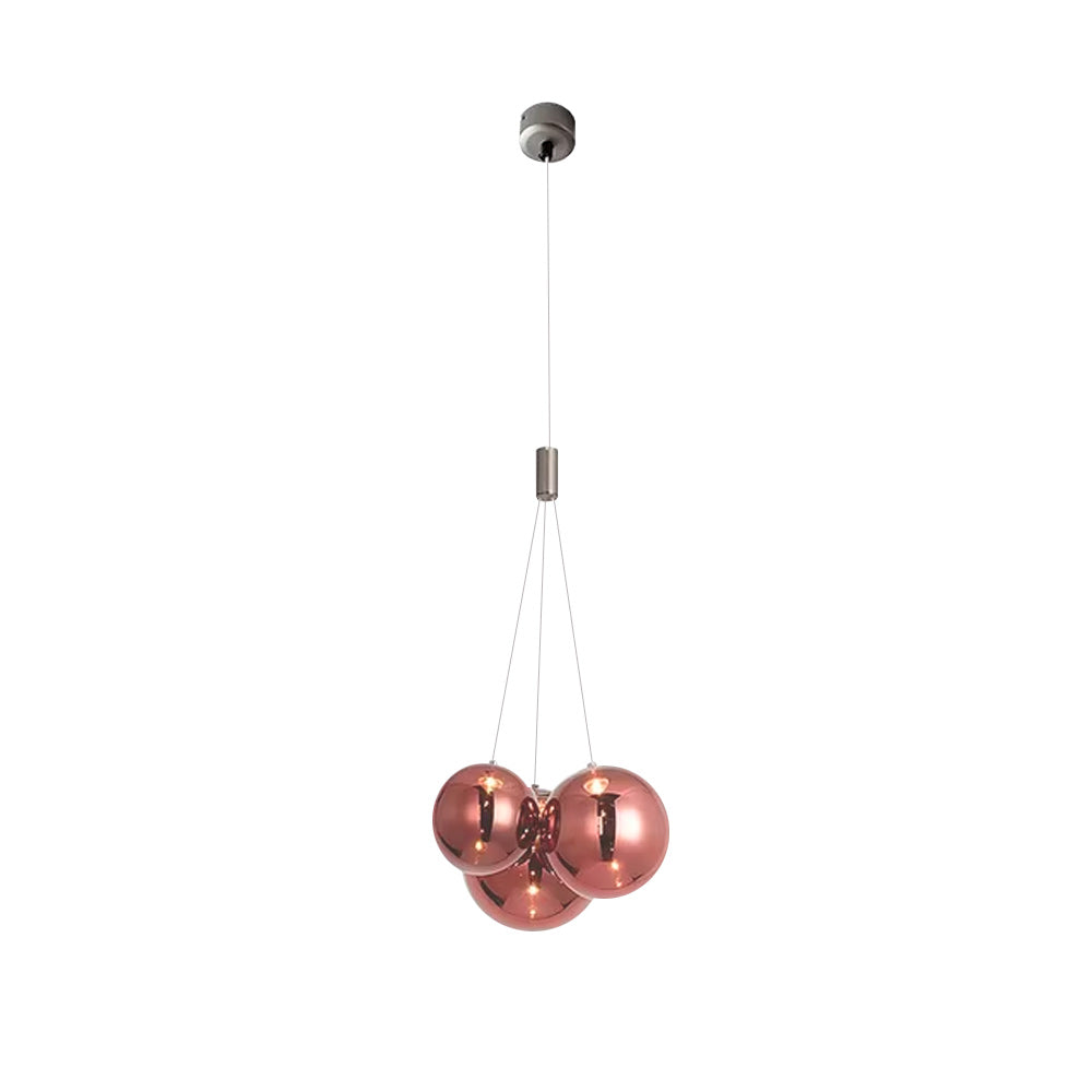 Lampara de techo COBBLY ROJO