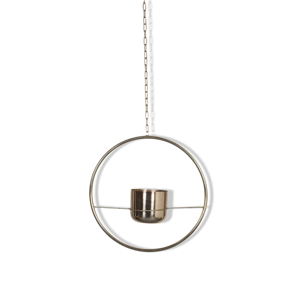 Porta Matera Colgante Iris Dorada