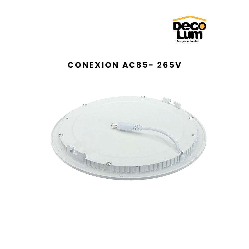 combo de Panel Led circular de 18w