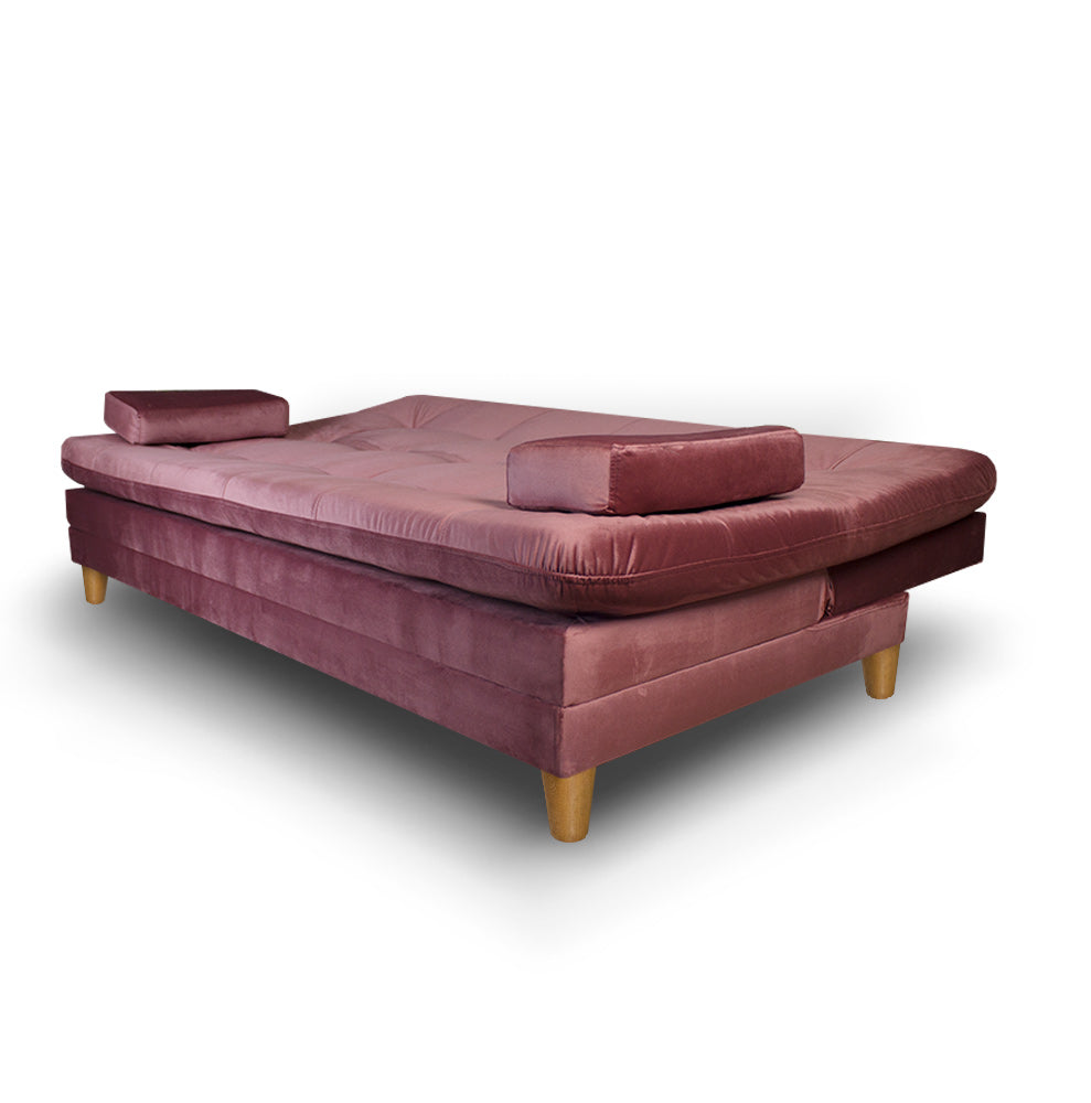 SofáCama Tous 3 Posiciones Tercio pelo Rosa