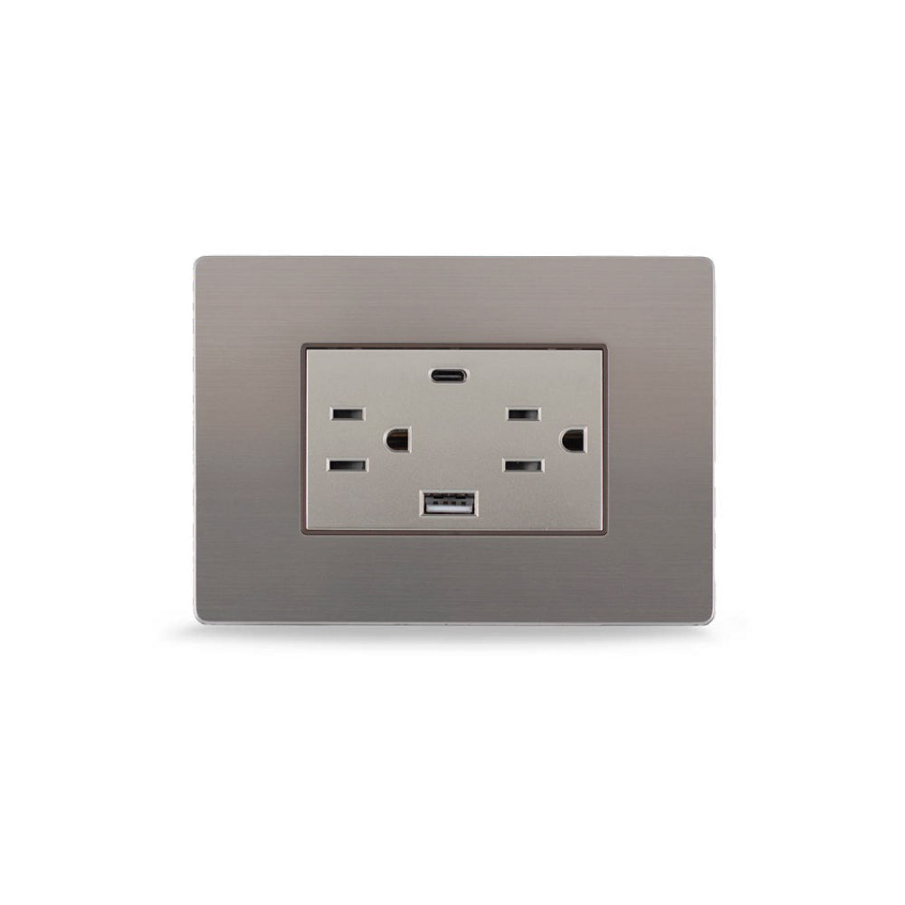 Toma Doble + USB + UCBC