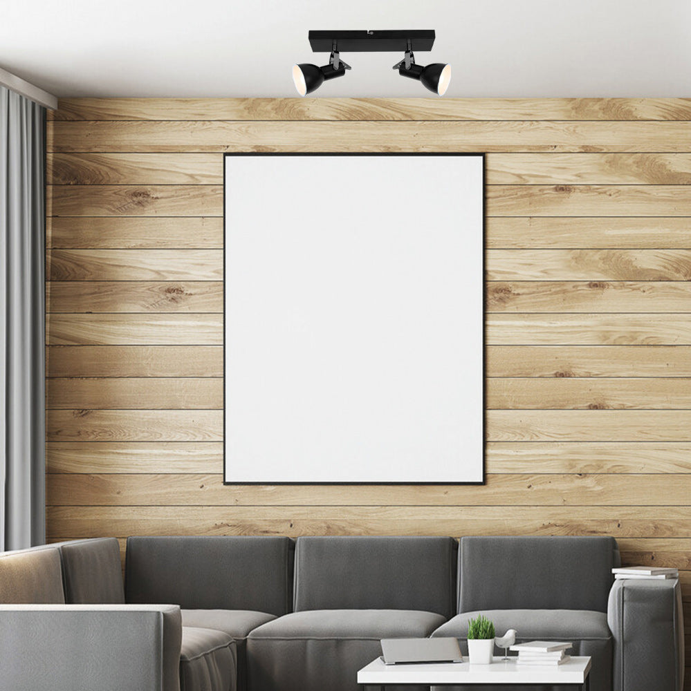 Aplique De Pared X2 Rusia Negro