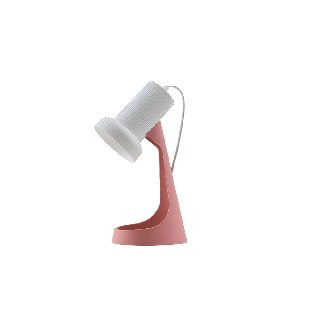 LÁMPARA MESA DIM BLANCO Y ROSADO