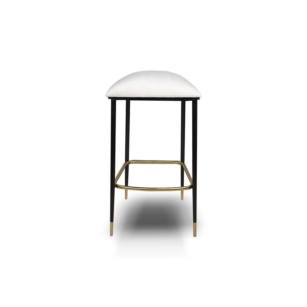 Silla Para Barra de Hierro Oliva Crema