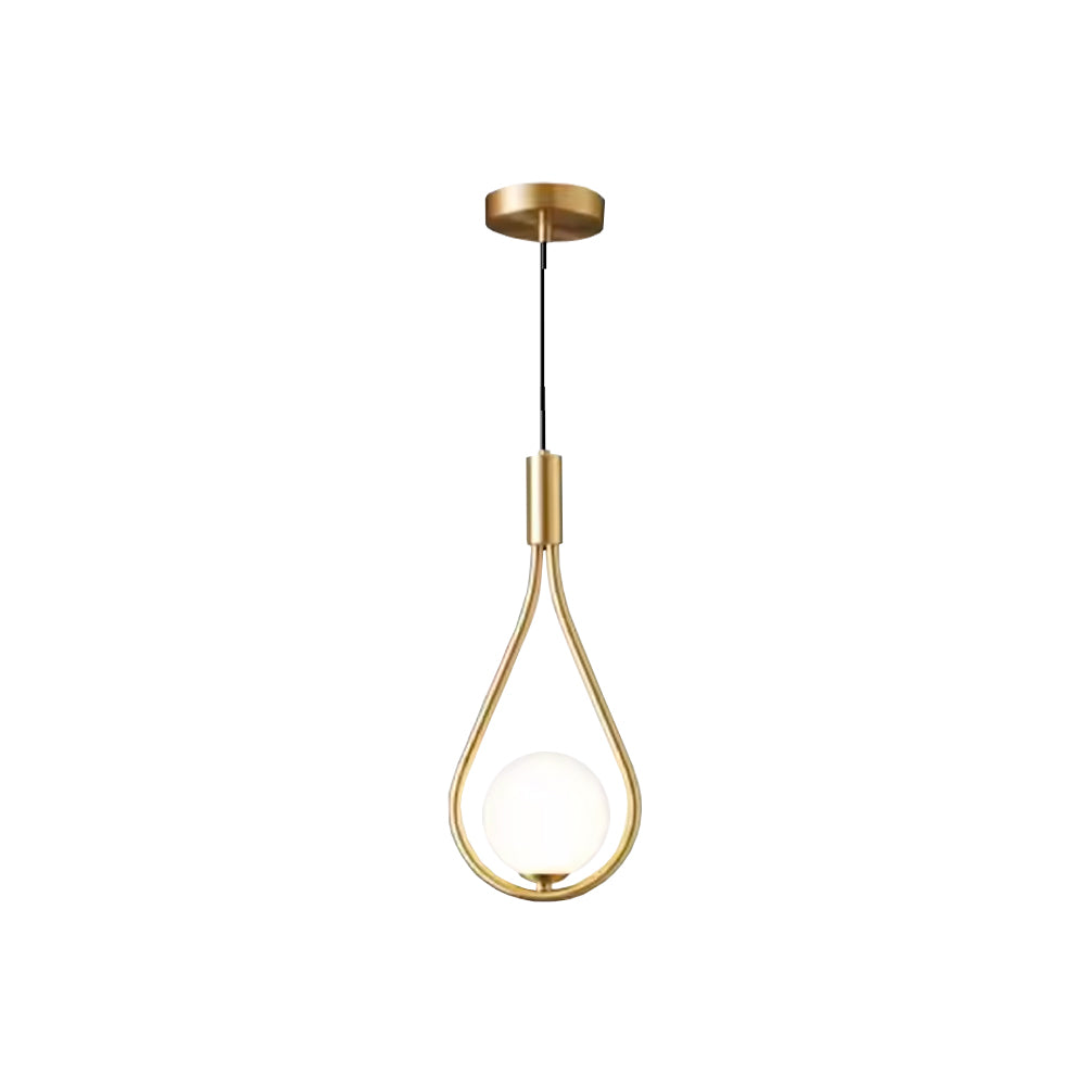 LAMPARA VECTOR ALMENDRA DORADO