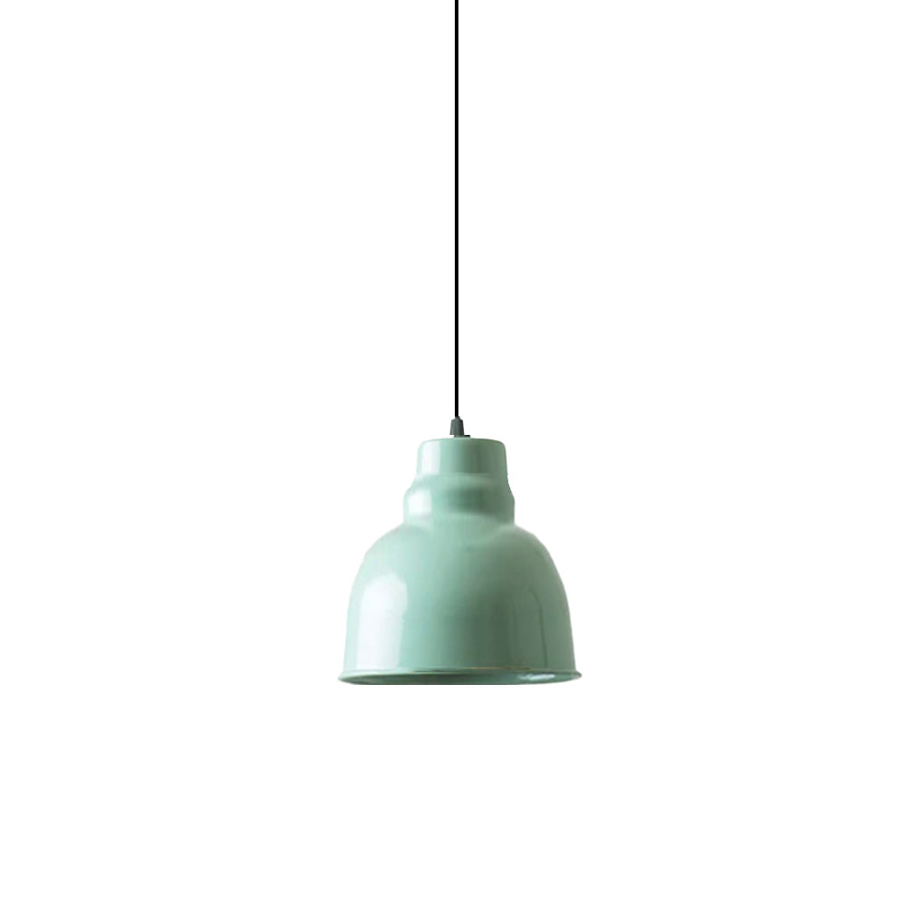 Lámpara campana P15 verde menta