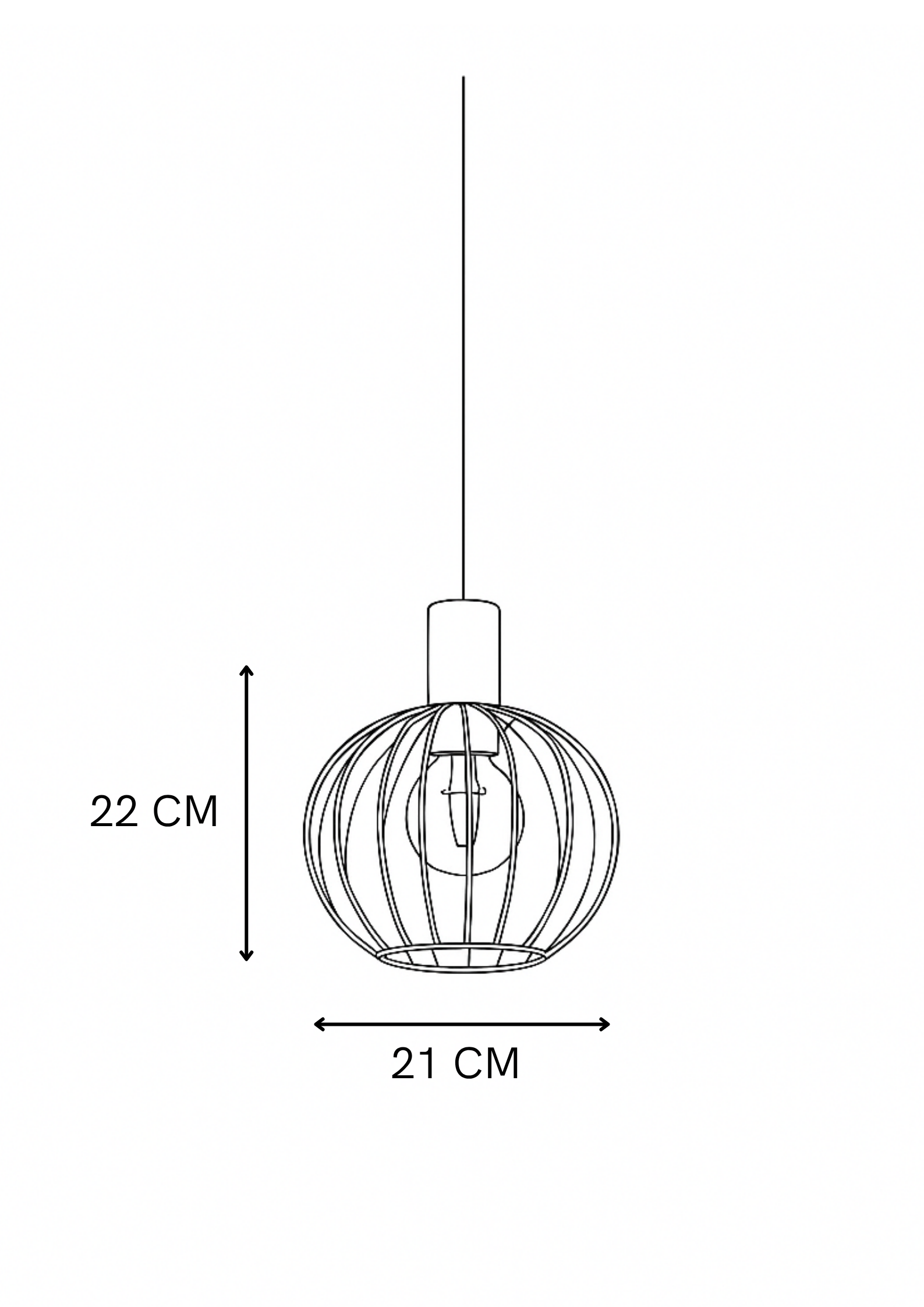 Lámpara De techo basket