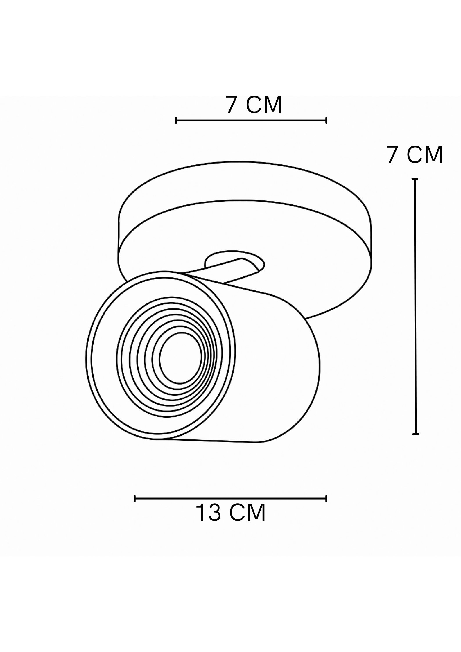 Lámpara Spot Giratorio Blanco