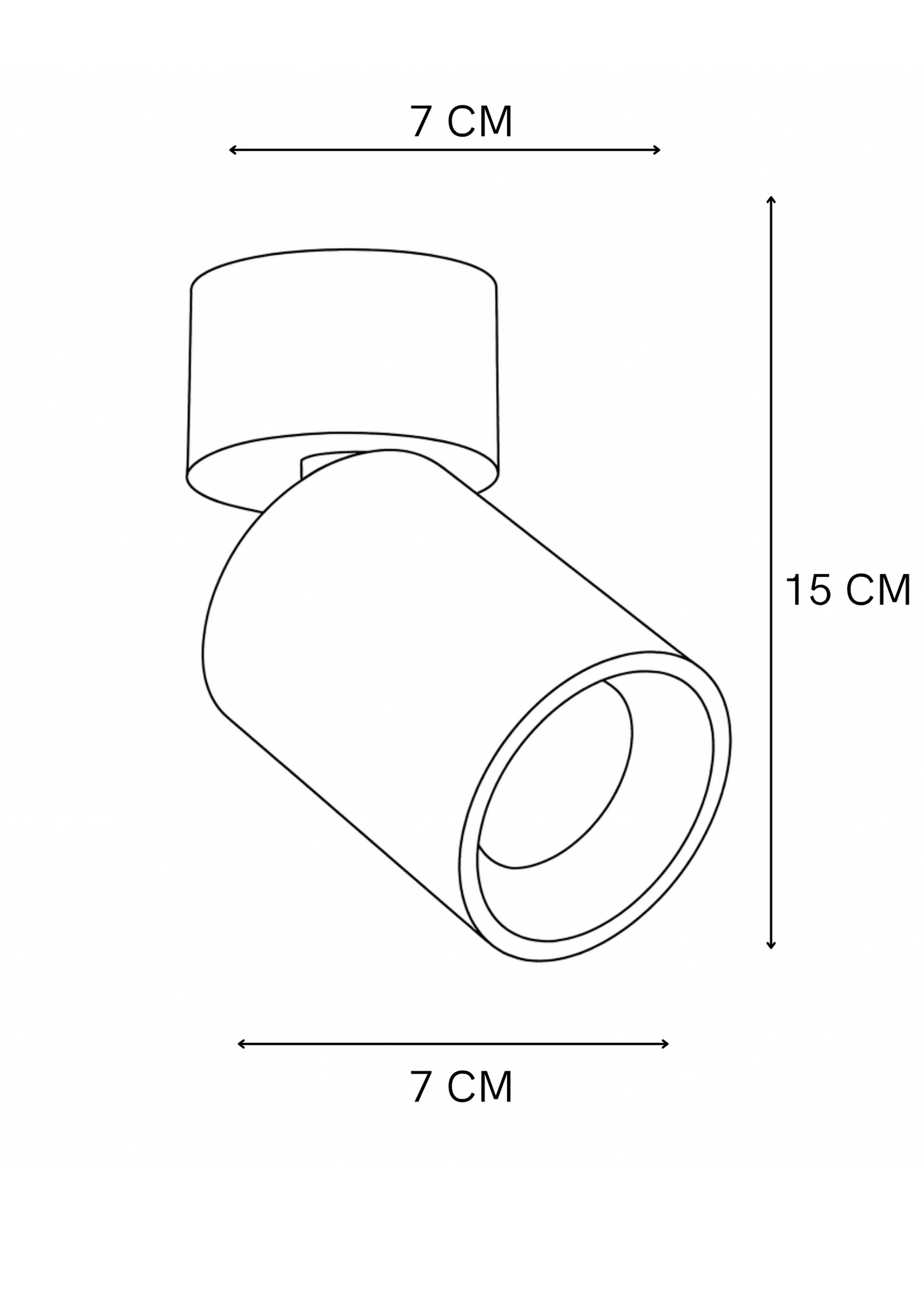 Lámpara Spot para gu10 Digy Blanco