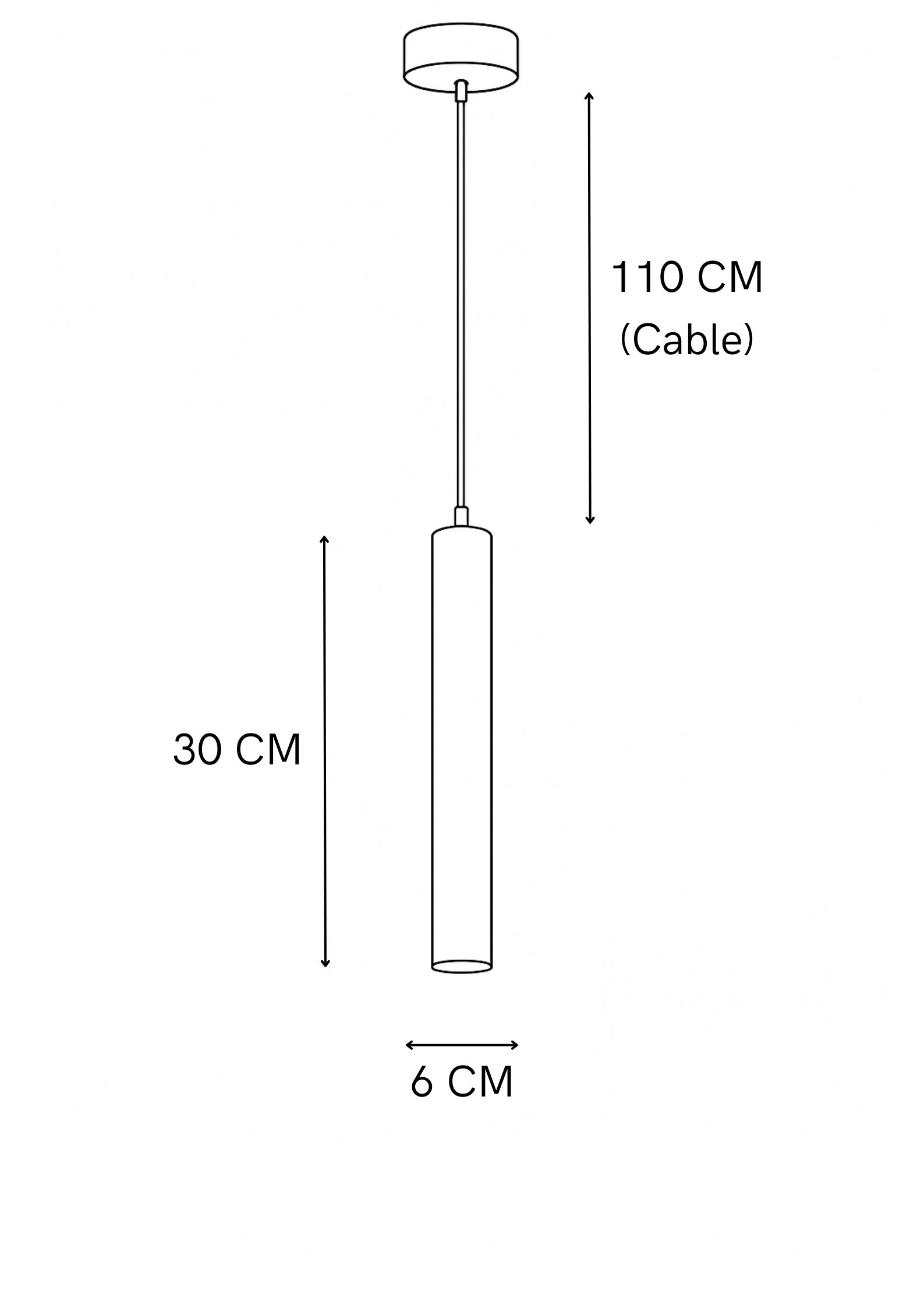 Lámpara de Techo Cilindro zunny