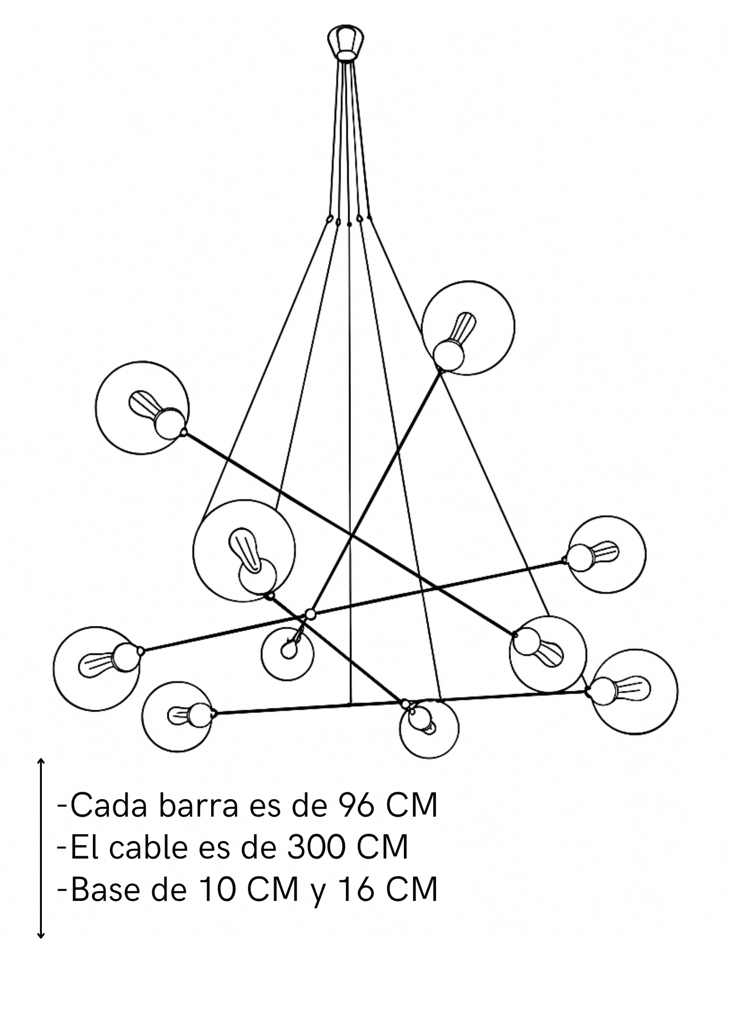 Lámpara de Techo Lotuz Dorado